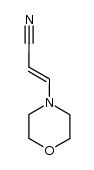(E)-β-morpholino acrylonitrile结构式