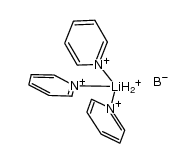 lithium tetrahydroborate * 3 pyridine Structure