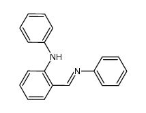 N-phenyl-2-((phenylimino)methyl)aniline Structure