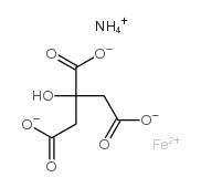 ferrous ammonium citrate Structure
