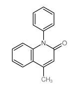 4-甲基-1-苯基喹啉-2(1H)-酮结构式