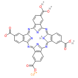 (TETRACARBOXYPHTHALOCYANINATO)COBALT(II) Structure