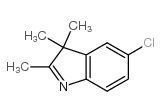 5-氯-2,3,3-三甲基吲哚结构式