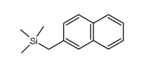 (2-naphthylmethyl)trimethylsilane Structure
