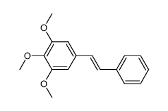 1,2,3-trimethoxy-5-styrylbenzene结构式