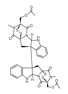 (+)-chaetocin A diacetate结构式