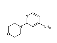 2-甲基-6-N-吗啉基嘧啶-4-胺结构式