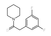 3',5'-二氟苯乙酰基哌啶硫酰胺结构式