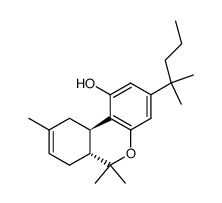 3-(1',1'-dimethylbutyl)-Δ8-tetrahydrocannabinol Structure