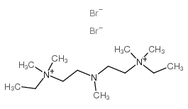 ((Methylimino)diethylene)bis(ethyldimethylammonium bromide) Structure