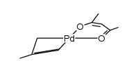 Pd(η3-methallyl)(acetylacetonato)palladium结构式