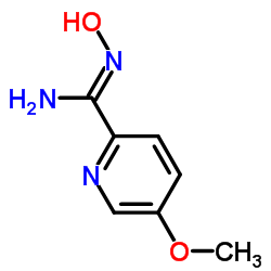 N-Hydroxy-5-methoxypicolinimidamide Structure