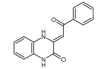 3-[(Z)-2-oxo-2-phenylethylidene]-1,2,3,4-tetrahydroquinoxalin-2-one Structure