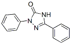 2,5-Diphenyl-3,4-dihydro-2H-1,2,4-triazole-3-one结构式