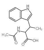 Tryptophan, N-acetyl-b-methyl- (6CI,8CI)结构式