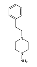 4-Phenethylpiperazin-1-amine Structure
