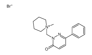 2-[(1-methylpiperidin-1-ium-1-yl)methyl]-6-phenylpyridazin-3-one,bromide结构式