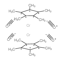 二羰基(五甲基环戊二烯基)铬二聚物结构式