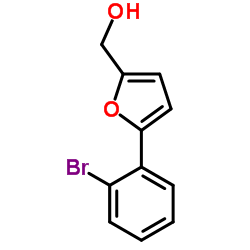[5-(2-Bromophenyl)-2-furyl]methanol Structure