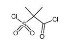 2-(chlorosulfonyl)-2-methylpropanoyl chloride Structure