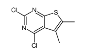 2,4-二氯-5,6-二甲基噻吩并[2,3-d]嘧啶结构式
