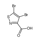 4,5-dibromo-1,2-thiazole-3-carboxylic acid Structure