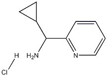 环丙基(吡啶-2-基)甲胺盐酸盐结构式