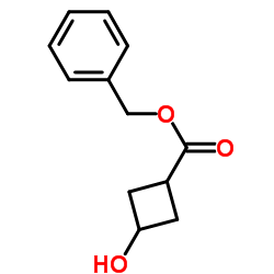 Benzyl 3-hydroxycyclobutanecarboxylate structure