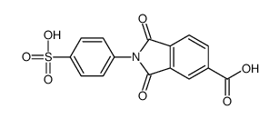 1,3-dioxo-2-(4-sulfophenyl)isoindole-5-carboxylic acid Structure