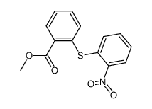 methyl 2-(2-nitrophenylthio)[14C]benzoate Structure