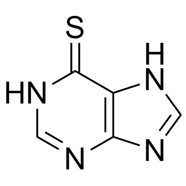 6-巯基嘌呤结构式