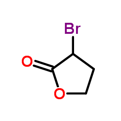 α-溴-γ-丁内酯结构式