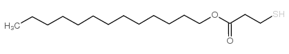 3-巯基丙酸十三烷基酯结构式