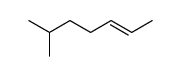 6-methyl-hept-2t-ene结构式