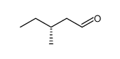 (R)-3-methyl-pentanal Structure