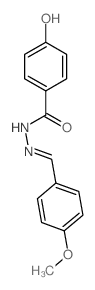 4-hydroxy-N-[(4-methoxyphenyl)methylideneamino]benzamide Structure