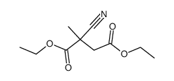diethyl 2-cyano-2-methylsuccinate结构式