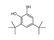 2-Mercapto-4,6-di-tert-butylphenol structure