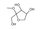 (2S,3S,4S)-2-(hydroxymethyl)-2-methoxyoxolane-3,4-diol结构式