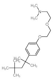 N,N-Dimethyl-2-[2-[p-(1,1,3,3-tetramethylbutyl)phenoxy]ethoxy]ethylamine结构式