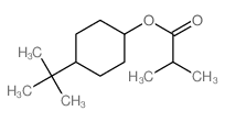 Propanoic acid,2-methyl-, 4-(1,1-dimethylethyl)cyclohexyl ester Structure