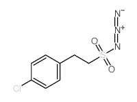 Benzeneethanesulfonylazide, 4-chloro- Structure