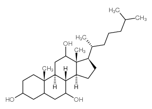粪甾烷酸结构式