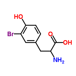 3-溴酪氨酸结构式