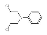 N,N-双(2-氯乙基)苯胺结构式
