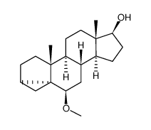 6β-methoxy-3α,5α-cyclo-androstan-17β-ol结构式