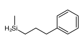 methyl(3-phenylpropyl)silane结构式