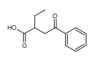 2-ethyl-4-oxo-4-phenyl-butyric acid结构式