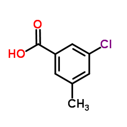 3-氯-5-甲基苯甲酸结构式