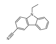 3-cyano-N-ethylcarbazole结构式